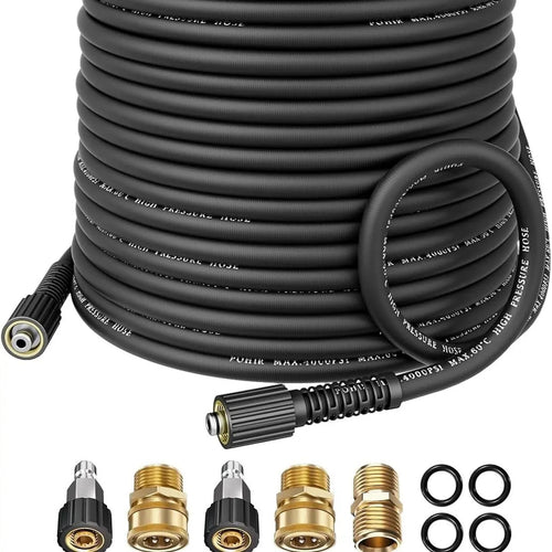 High-Pressure Washer Hose with M22 Fittings – Durable, Flexible, and Convenient