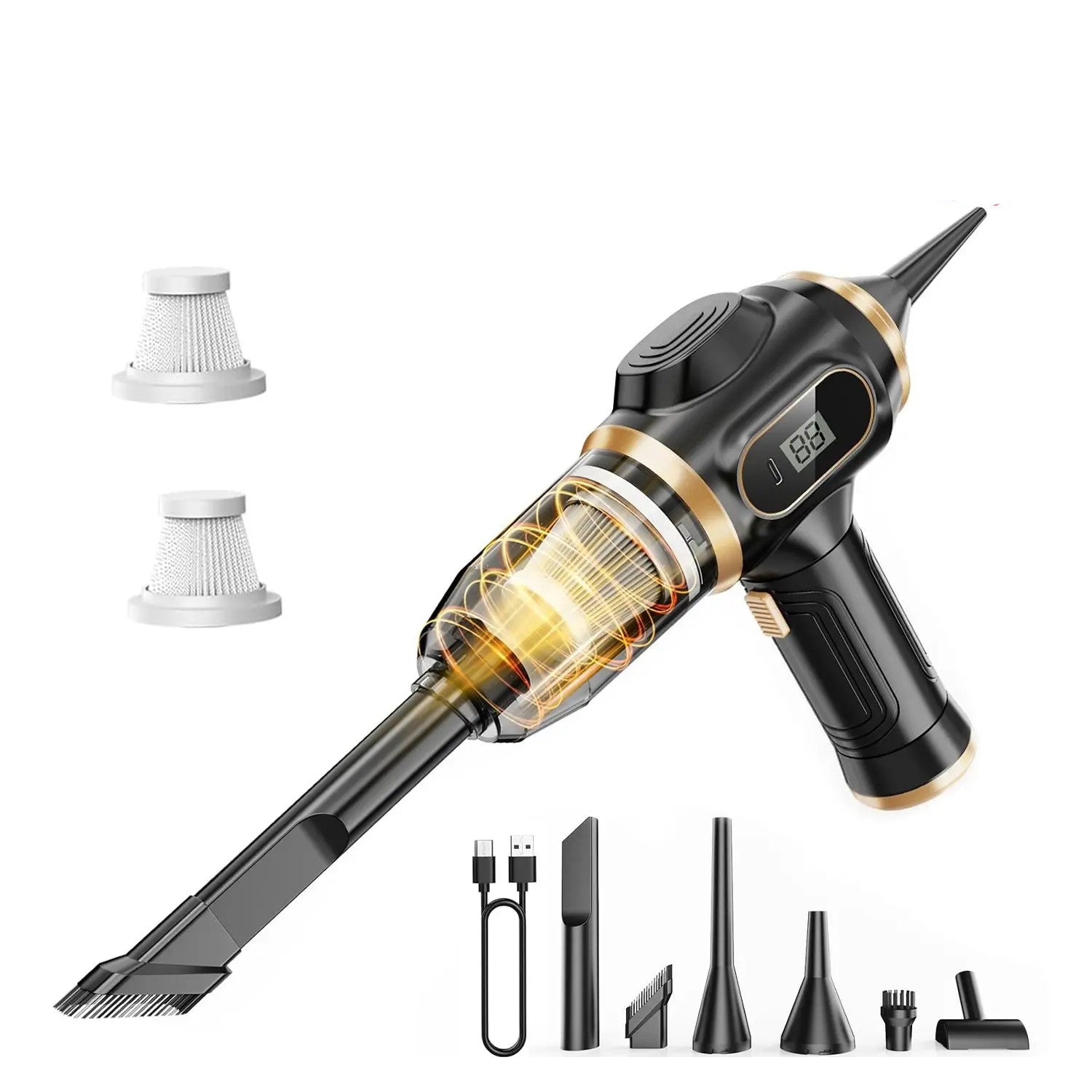 Handheld Cordless Car Vacuum Cleaner – Powerful, Portable, and Versatile