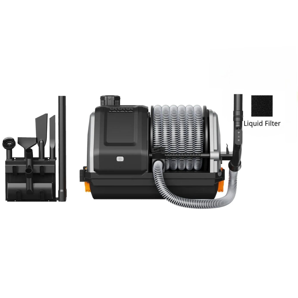 Wall-Mounted Retractable Vacuum Cleaner — Powerful Cleaning, Zero Clutter