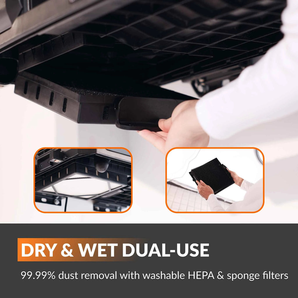 Wall-Mounted Retractable Vacuum Cleaner — Powerful Cleaning, Zero Clutter