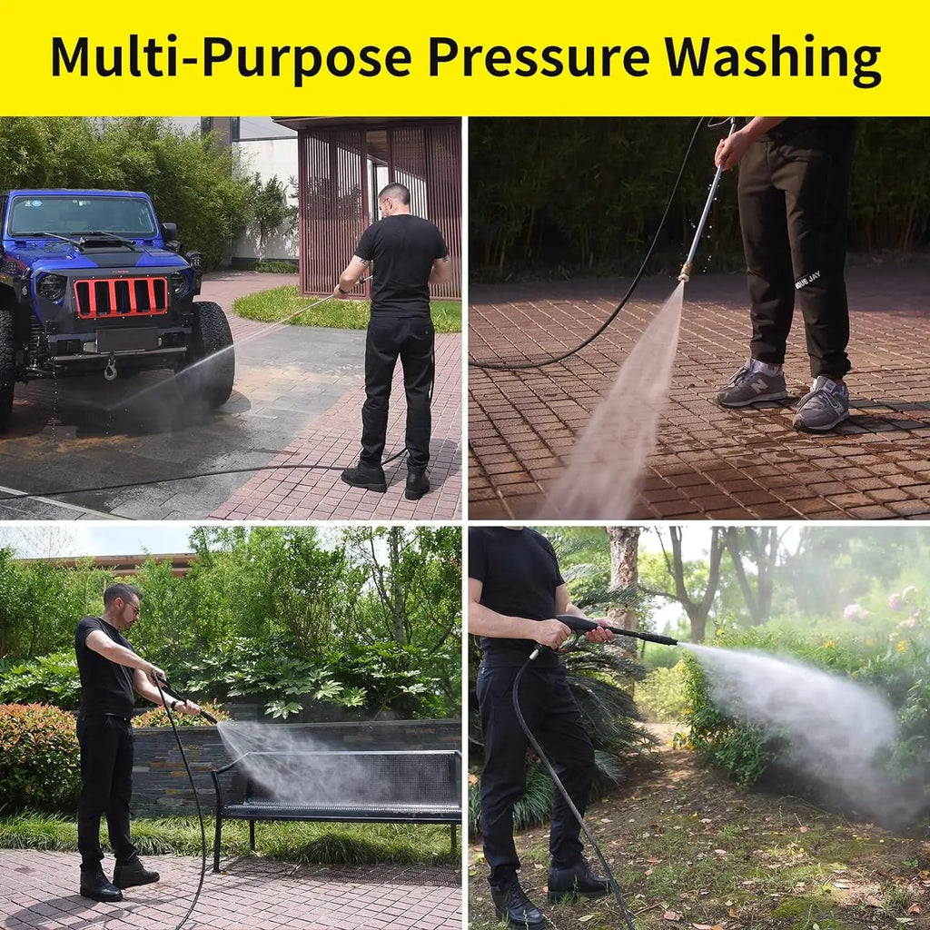 High-Pressure Washer Hose with M22 Fittings – Durable, Flexible, and Convenient